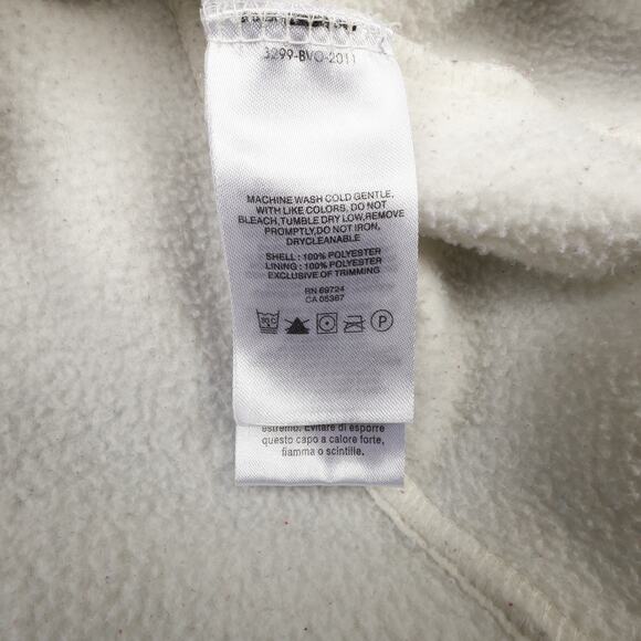 Columbia Womens XL Benton Spring Fleece Full Zip Jacket White *Read* - Picture 11 of 12